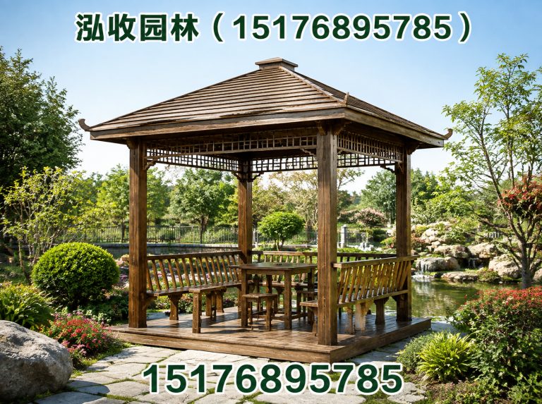 常德防腐木展示图